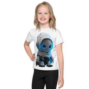T-shirt col ras du cou enfant robot Calista