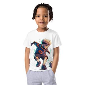 T-shirt col ras du cou enfant Foot