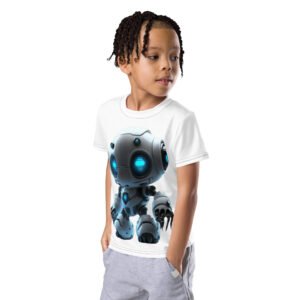 T-shirt col ras du cou enfant robot Syna