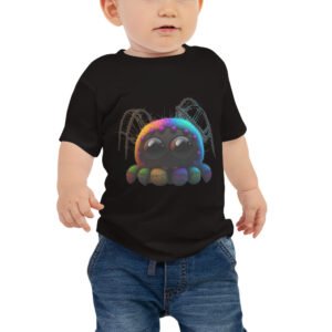 T-shirt à Manches Courtes en Jersey pour Bébé Araignée Cute