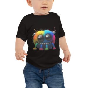 T-shirt à Manches Courtes en Jersey pour Bébé Cute spider colorfull