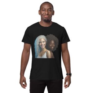 T-shirt premium en coton homme Femmes multinationales Antiracisme