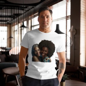T-shirt premium en coton homme Antiracisme
