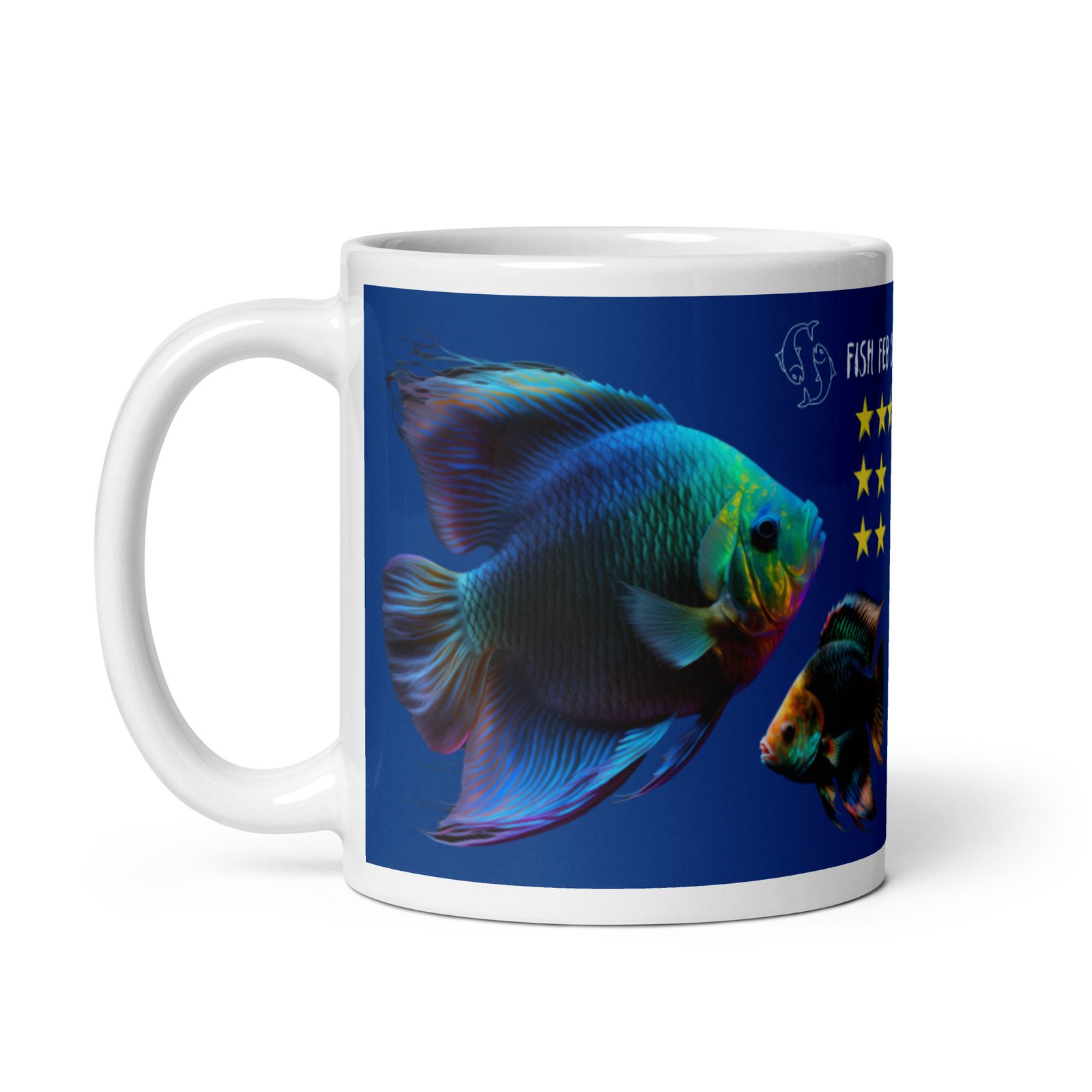 Mug Blanc Brillant horoscope poisson – Image 3