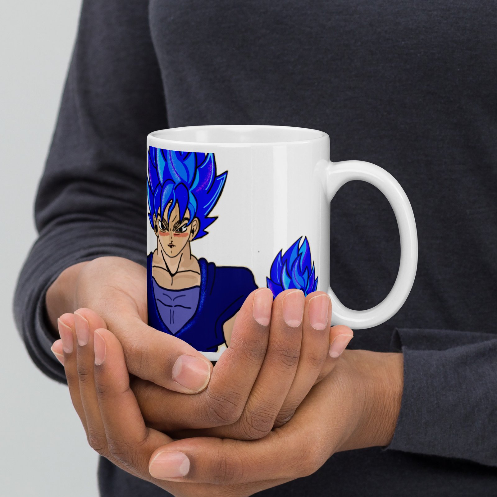 Mug Blanc Brillant Manga DBZ