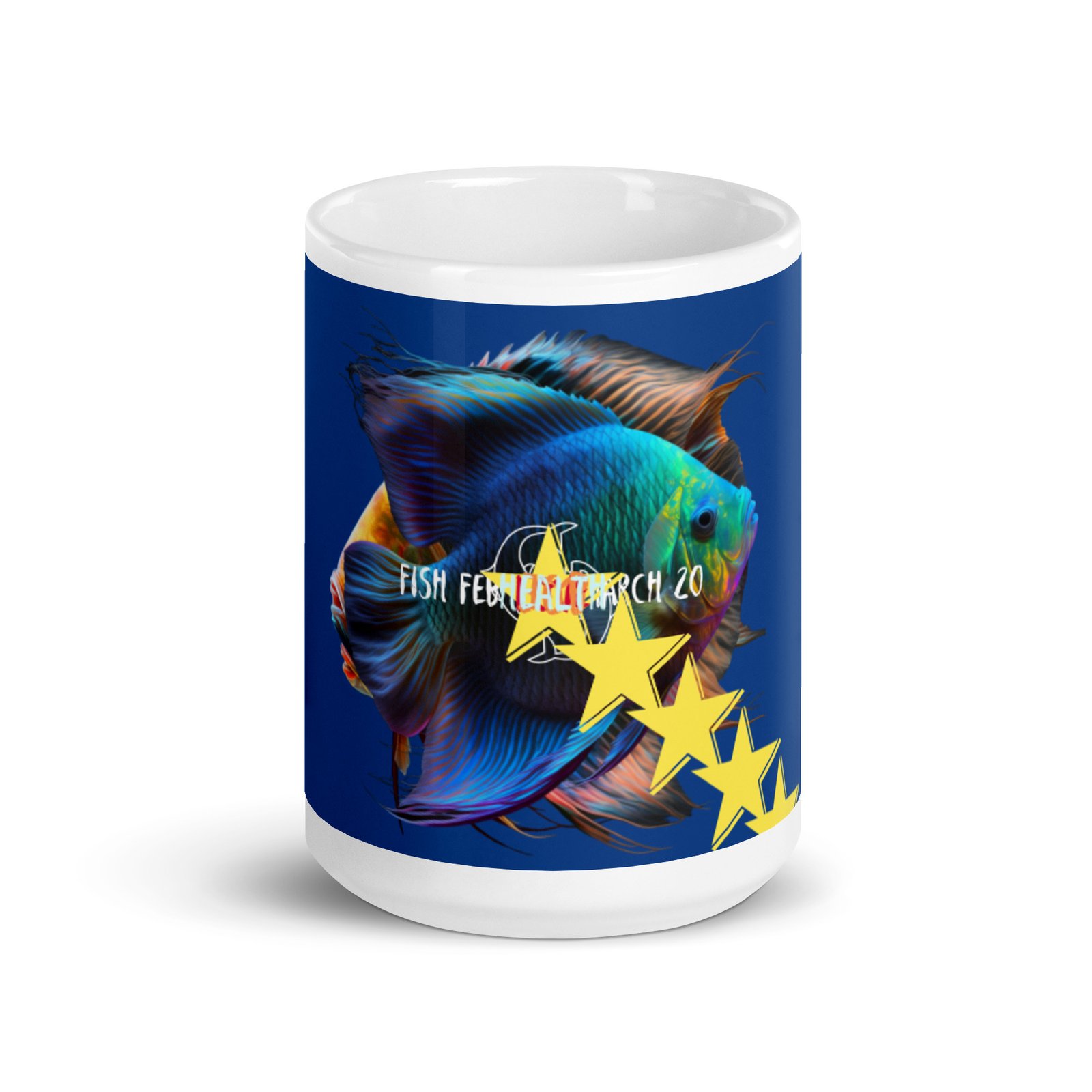 Mug Blanc Brillant horoscope poisson – Image 6