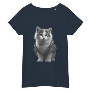 T-shirt éco-responsable femme cat