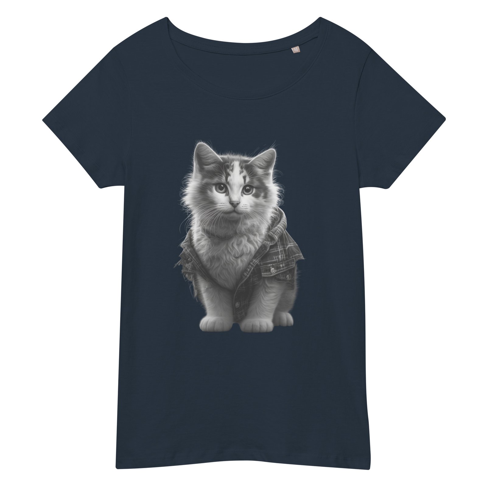 T-shirt éco-responsable femme cat