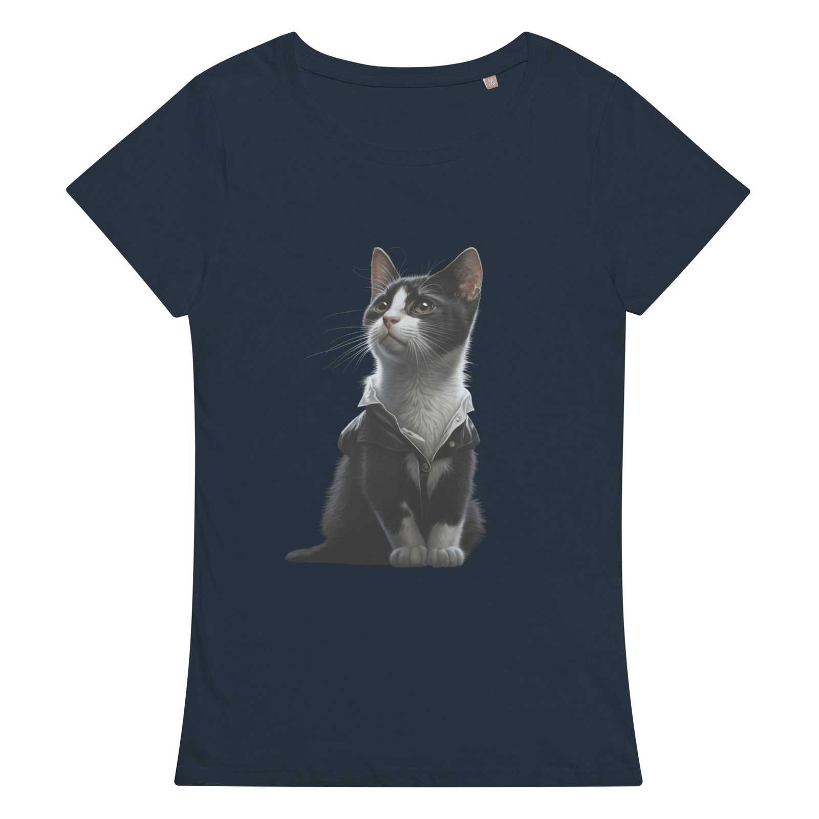 T-shirt éco-responsable femme cute cat – Image 3