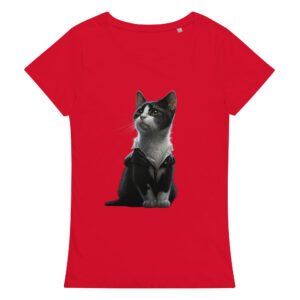 T-shirt éco-responsable femme cute cat