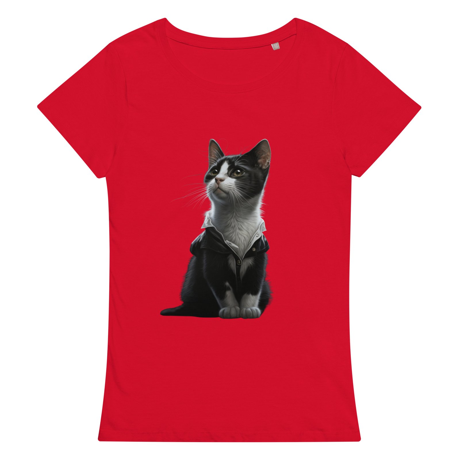 T-shirt éco-responsable femme cute cat