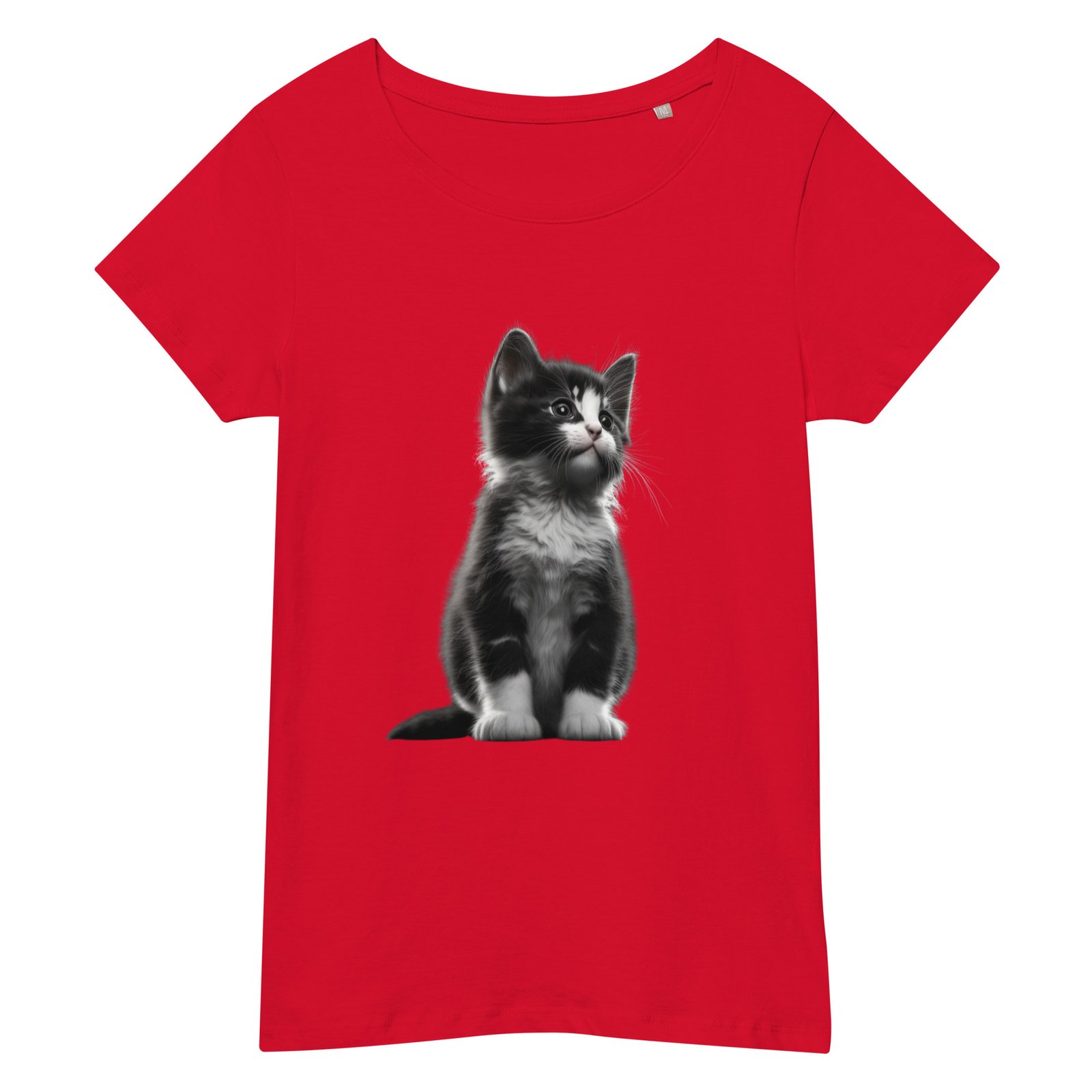 T-shirt éco-responsable femme Joli Chat – Image 3