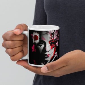 Mug Blanc Brillant Japan-Geisha
