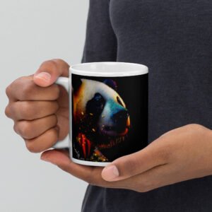Mug Blanc Brillant China Cute Panda