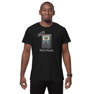 T-shirt premium en coton homme 80'S Retro Music