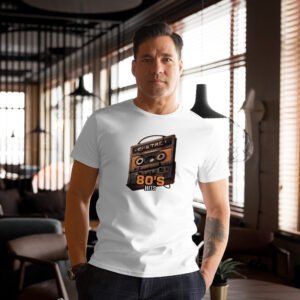 T-shirt premium en coton homme 80'S HITS